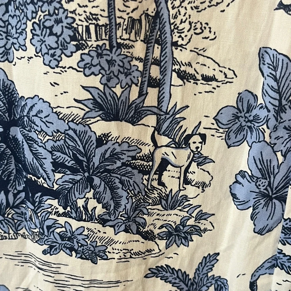 Joie NWOT Tropical Dog Print Dress - Picture 5 of 7